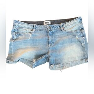 PAIGE WOMENS jimmy jimmy SHORT SEAM RAW CUFF SIZE 32
